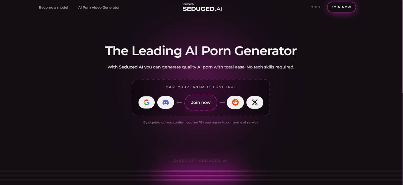 Seduced AI free tier NSFW generation interface